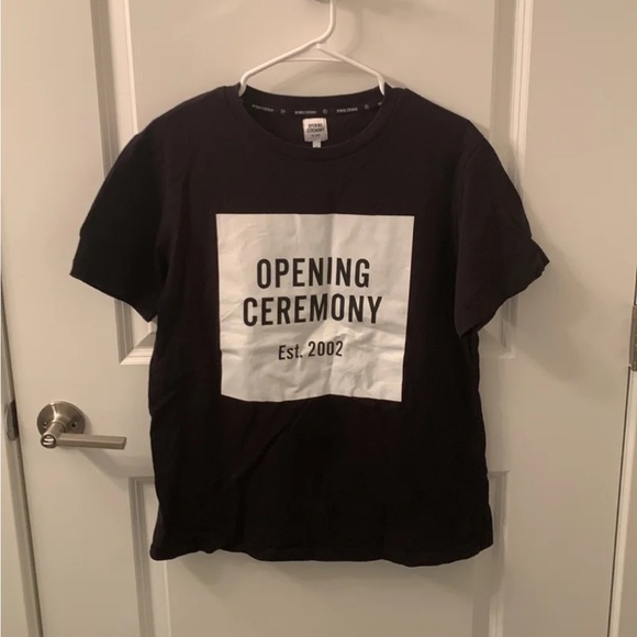 Opening ceremony black logo T-shirt - Picture 3 of 3